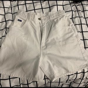 White Lee Denim Shorts